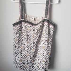 Size M Anthropologie Akemi Kin Beaded Top